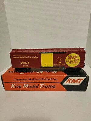 KMT, KRIS MODEL TRAINS O  STROH'S BEER REEFER CAR WITH BOX  - Image 1 of 4