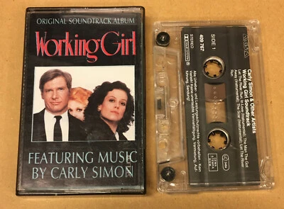WORKING GIRL SOUNDTRACK CARLY SIMON (1989) CASSETTE MADE IN GERMANY - Image 1 of 2