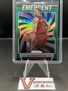 19/20 Panini Prizm - DYLAN WINDLER EMERGENT ROOKIE GREEN PRIZM #12 - Picture 1 of 3