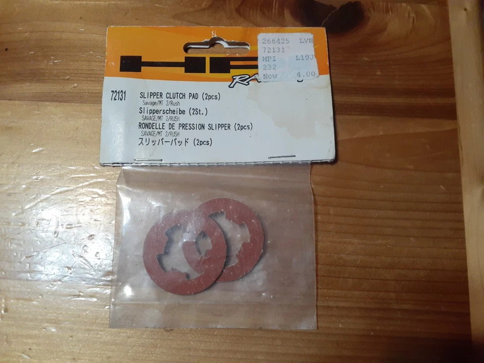 nitro HPI monster truck-part #72131 slipper clutch pads - Image 1 of 1