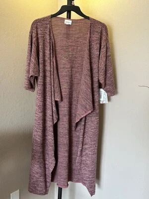 Cárdigan largo plumero rosa Shirley talla S LuLaRoe para mujer Foto 1 de 4