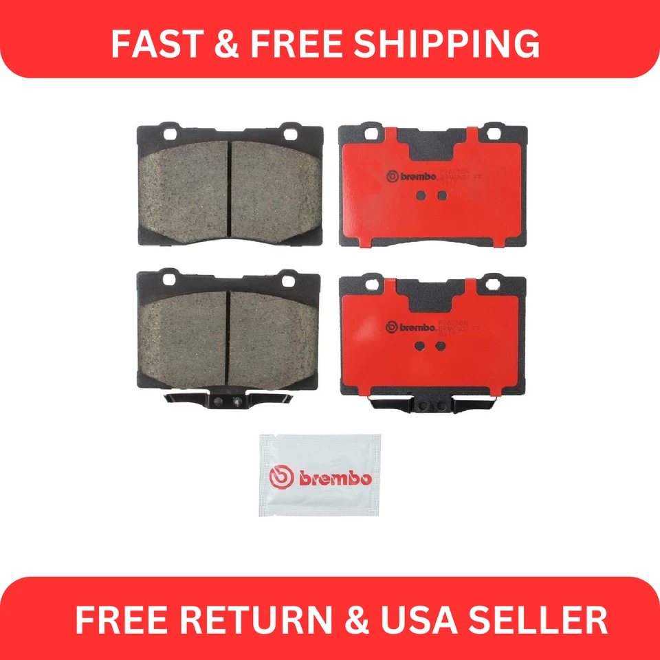 Front Ceramic Brake Pads Kit Brembo P28086N LH RH For 2005-2012 Acura RL 3.5L - Image 1 of 4