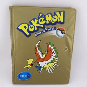 Álbum/carpeta original Pokemon TCG ToySite Ho-Oh - falta broche de botón - Imagen 1 de 12