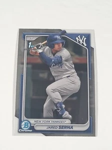 Jared Serna 2024 Bowman #BCP-68 Chrome Prospects New York Yankees - Picture 1 of 2