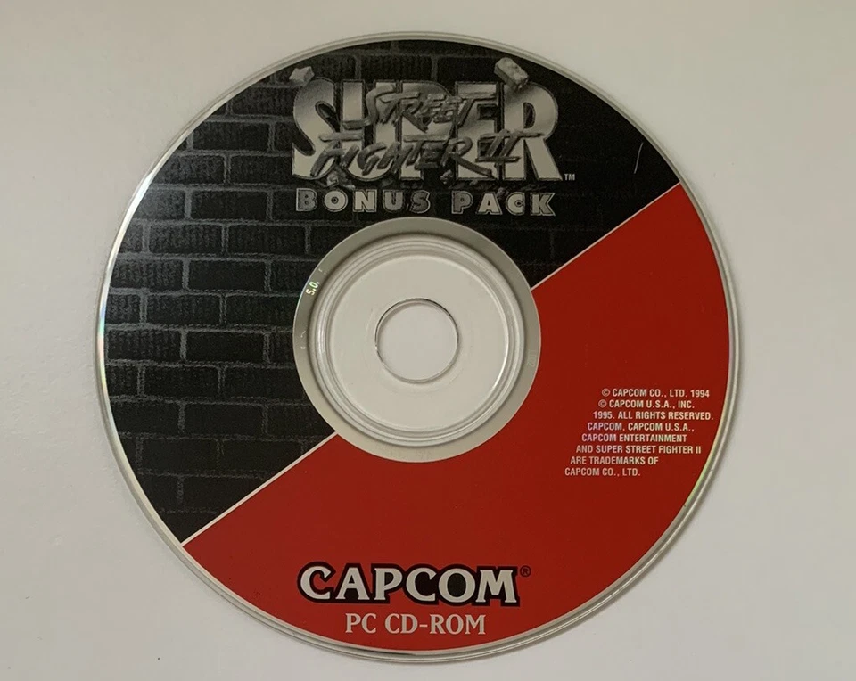 Capcom Street Fighter II Bonus Pack PC CD ROM Video Game * Disc Only - Image 1 of 1