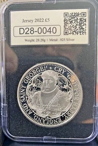 Henry `V 2022 Jersey 5,00£ Silber PP Münze eine von nur 200 - Bild 1 von 4