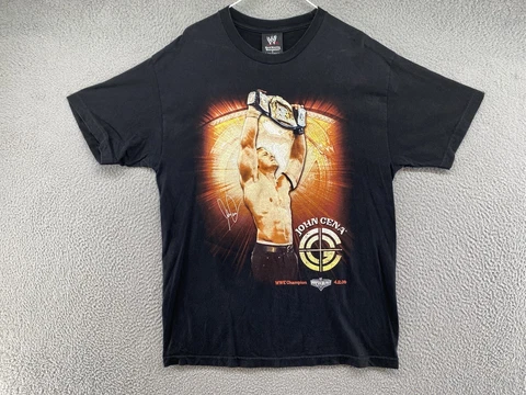 2006 WWE John Cena Wrestlemania Champion Shirt in Mens Size Large Cover