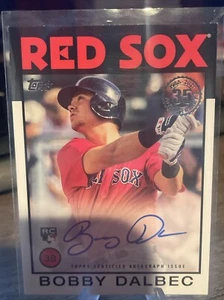 Tarjeta de radiocontrol Topps 2021 35 aniversario Bobby Dalbec automática Red Sox SP 86A-BD - Imagen 1 de 2