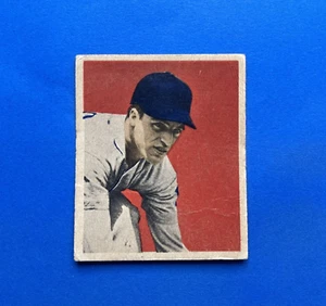 1949 Bowman #32 Eddie Yost +/- VG-VGEX (Crease) Washington Senators Vintage Karte - Bild 1 von 7