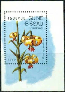 GUINEA BISSAU– 1989 – LILIES– VF** - Bild 1 von 1