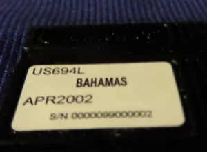 Tarjeta Navionics Chart Bahamas US694L APR2002 - Imagen 1 de 1