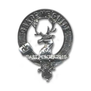 Art Pewter Forbes Clan Crest Cufflinks CCL-C25 Scottish - Picture 1 of 3