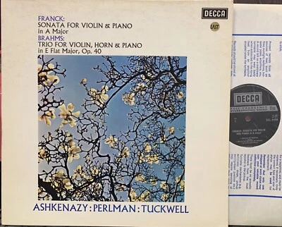 Franck Violin Sonata, Brahms Trio, Ashkenazy, Perlman, UK Decca, SXL 6408 — 第 1/2 张图片