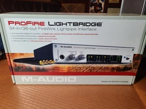 M-Audio ProFire Lightbridge Firewire Audio Interface with Free Optical Cables - Picture 1 of 9