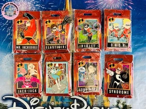 Disney WDI MOG The Incredibles 20th Anniversary 8 Pin Set - Picture 1 of 2