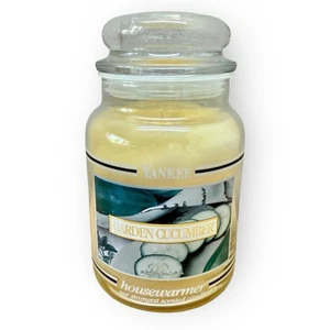 Yankee Candle profumo di cetriolo da giardino fuori produzione 22 oz grande 110-150 tempo di combustione - Foto 1 di 6