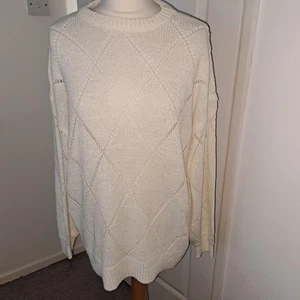 ONLY Carmakoma Curve ivory long sleeve jumper, size 16, NEW with TAG - Picture 1 of 5