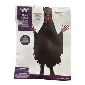 Nuevo con etiquetas Disfraz Illusion Ghoul Niño Halloween Miedo Ojos Iluminados Talla Grande 12-14 - Imagen 1 de 5