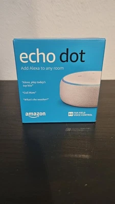 Amazon Echo Dot (3rd Generation) Smart Speaker - White- Brand New - Image 1 of 4