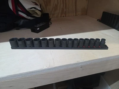 MAC Tools XP6 Series 10-24mm  3/8 Drive 6 Point 15Pc  Impact Socket Set USA - Image 1 of 4