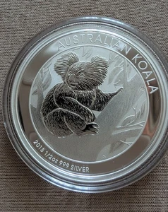 Silbermünze 1/2 oz Unze Silber 999 Australien 2013 Koala - Bild 1 von 4