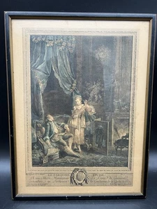 Nicolas Delaunay (French, 1739-1792) Engraving on paper, "Le carquois epuise" - Picture 1 of 13