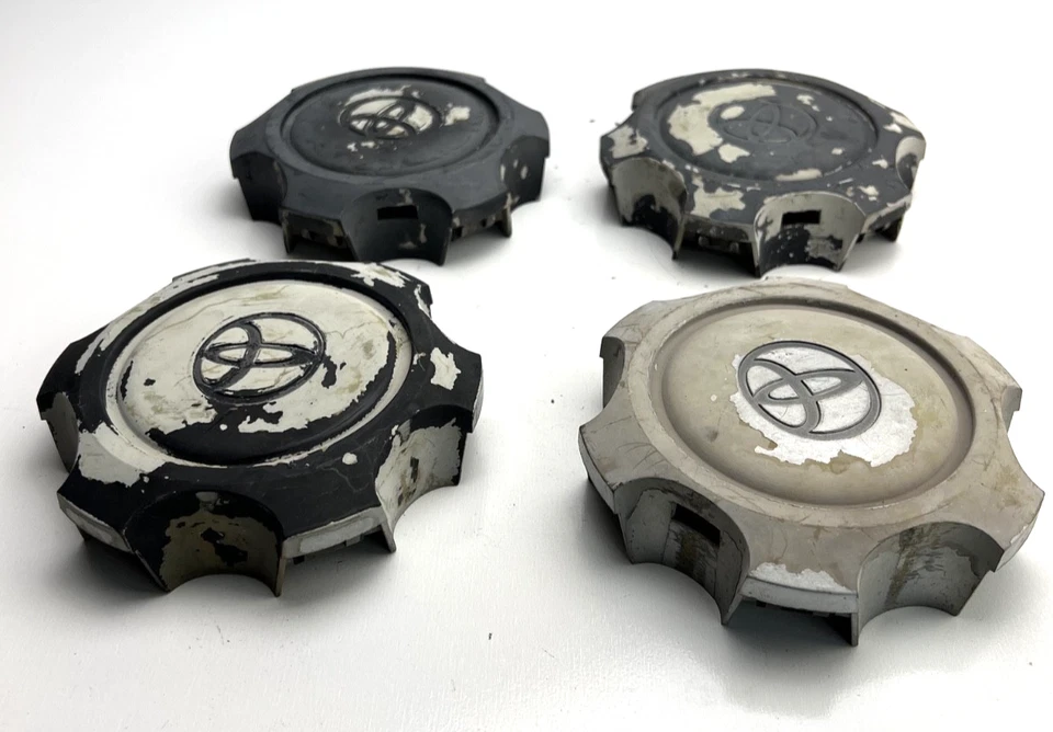 1996-2002 Toyota 4runner conjunto de 4 calotas cubo tampa de roda fabricante de equipamento original - Imagem 1 de 4