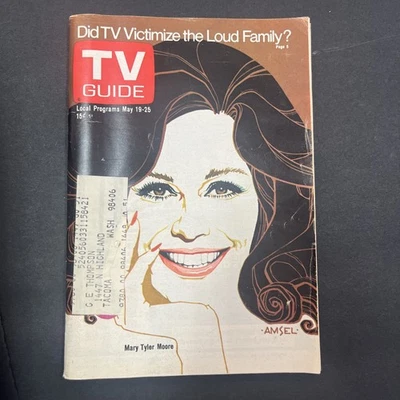 TV GUIDE 1973 May 19th Issue# 551 Mary Tyler Moore Show - Image 1 of 2