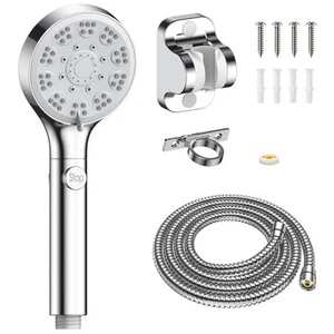 RV Shower Head with Hose, High Pressure 7 Mode Shower head with On Off Switch... - Picture 1 of 8