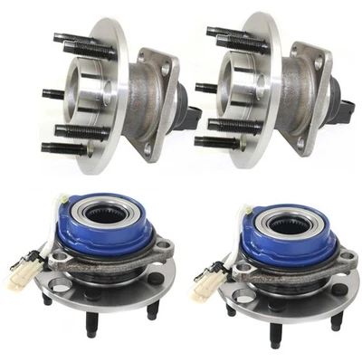 Wheel Hubs For 1994-1996 Cadillac DeVille Front & Rear With Bearing & Sensor FWD - Image 1 of 4