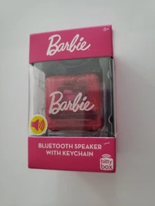 Mattel Barbie Bitty Box, Bluetooth Lautsprecher Miniatur mit Schlüsselanhänger Neu - Bild 1 von 7