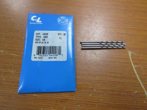 💥4) NEW CHICAGO-LATROBE 1/8" HSS JOBBER DRILL BIT 44208 LOT OF 4 - Picture 1 of 3