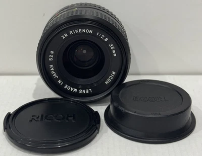 Ricoh XR Rikenon 35mm f/2.8 Wide Angle Lens for Pentax K Mount [52] - Image 1 of 4