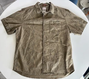 Topo Designs Men's Organic Cotton Stretch Shirt Short Sleeve Size 2XL Green - Picture 1 of 10