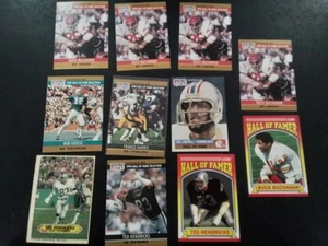 NFL Hall Of Famers - 11 Card Lot - Campbell, Harris, Hendricks, Griese, Buchanan - Picture 1 of 2
