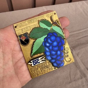 Placa de coche DTC Fränkische Winzerfahrt 1932 Würzburg (n.º 1) - Imagen 1 de 7