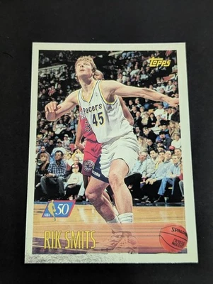 1996-97 Topps Baloncesto NBA 50º Lámina Rik Smits #10 Foto 1 de 2