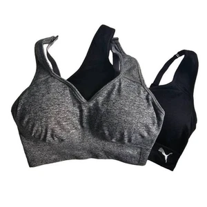 PUMA Bras SIZE Medium black gray - Picture 1 of 2