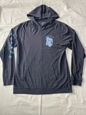 Sullen Art Collective 传统纹身蛇头骨水手黑色 L 码连帽衫 — 第 1/4 张图片