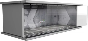 1/64 Diorama Vitrine mit LED Beleuchtung - kompatibel Hot 86, grau  - Bild 1 von 6