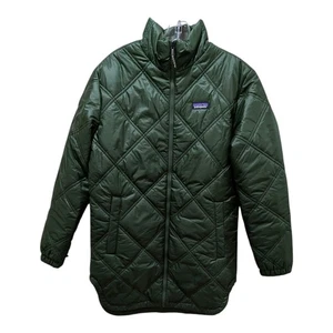 Chaqueta Parka Para Mujer Patagonia Banco de Pino Aislada Acolchada Verde Aguja de Pino Nueva Con Etiquetas - Imagen 1 de 7