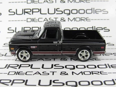 2025 Greenlight 1:64 LOOSE Black 1972 CHEVROLET CHEYENNE C10 Work Pickup Truck - Image 1 of 4