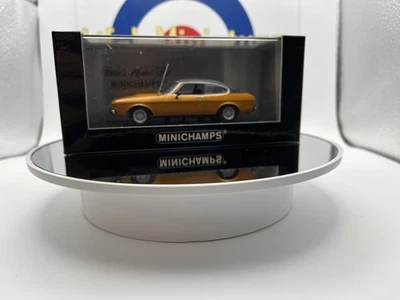 1:43 MINICHAMPS 400081201 1974-77 Ford Capri MkII 2, señal naranja, techo negro Foto 1 de 4