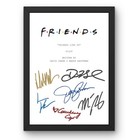 Friends Inspired Poster A4 TV Series Pre-Printed Signature Script Style Wall Art