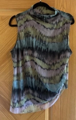 Primark sleeveless drape net top size XL brand new with tags - Image 1 of 4