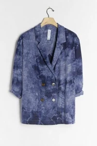 Blazer Anthropologie Hilde Amadi Tie Dye Talla S - Imagen 1 de 4