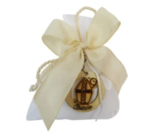 Bonboniere Konfirmation Tasche Baumwolle Schlüsselanhänger Mitria - Bild 1 von 1