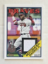 Michael Harris II Rookie Cards - Featuring 2023 Topps Player Worn Relic # 88R-MH