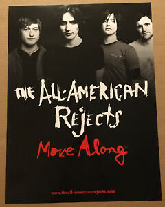 ALL AMERICAN REJECTS Rare 2005 PROMO POSTER for Move CD 18x24 NEVER DISPLAYED