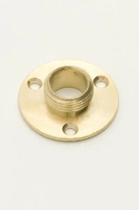1/2" Thread Brass Backplate for Bulb holders Ideal For Wood Turning - Picture 1 of 12